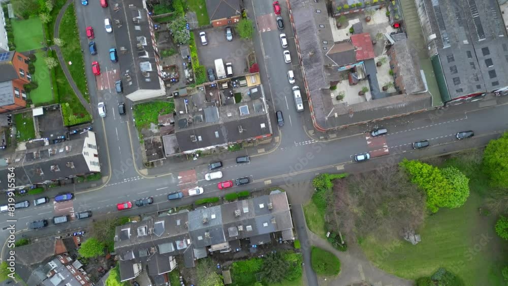High Angle View of Historical Sheffield City Which is Located at English county of South Yorkshire United Kingdom. May 5th, 2024 High Angle View of Historical Sheffield City Which is Located at English county of South Yorkshire United Kingdom. May 5th, 2024