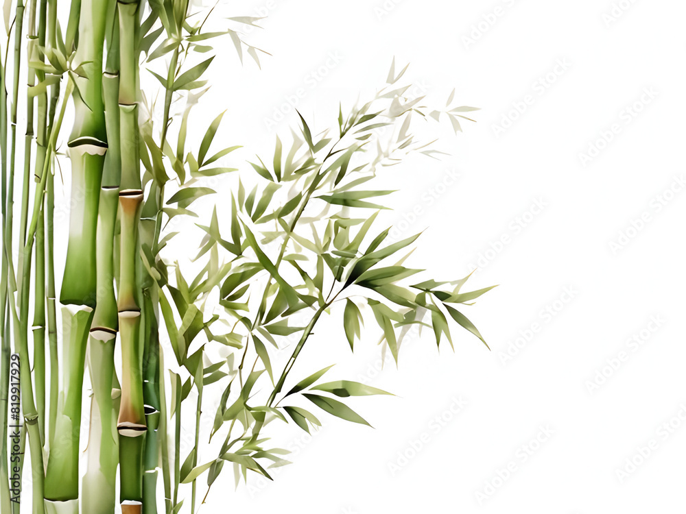 bamboo isolated on white background bamboo isolated on white background