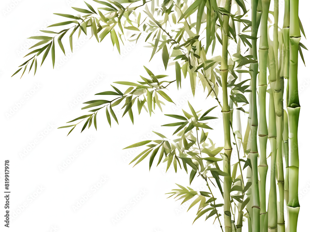 bamboo tree white background bamboo tree white background