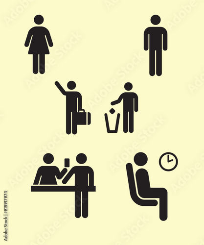 Sicker People Vector. 