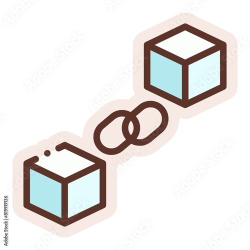 blockchain sticker