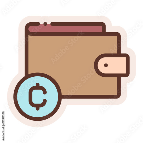 crypto wallet sticker
