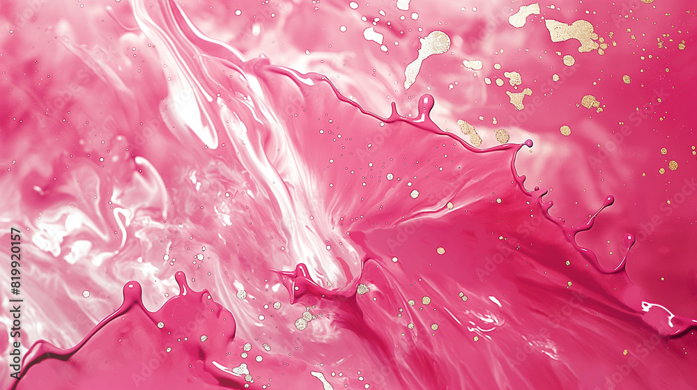 A colorful, abstract painting with a wave-like pattern A colorful, abstract painting with a wave-like pattern