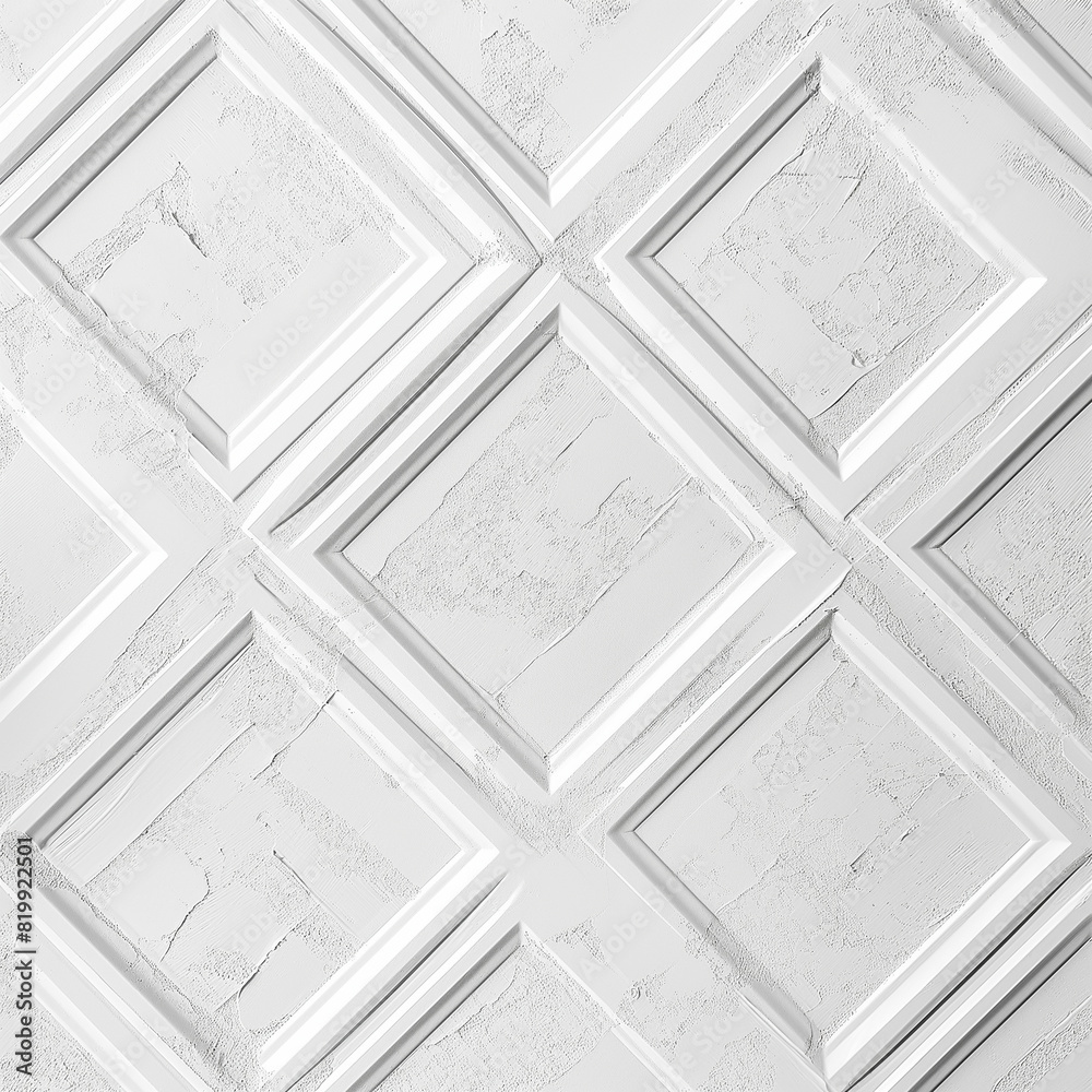 Obraz premium A white background with a lot of triangles and squares