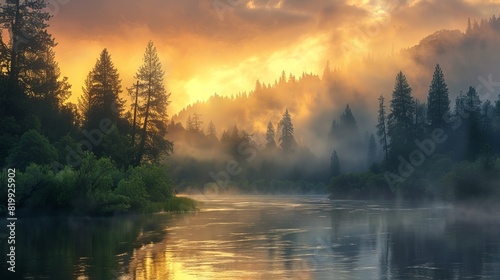 nature with pictures of tranquil landscapes  serene forests  and meandering rivers. From misty mornings to golden sunsets
