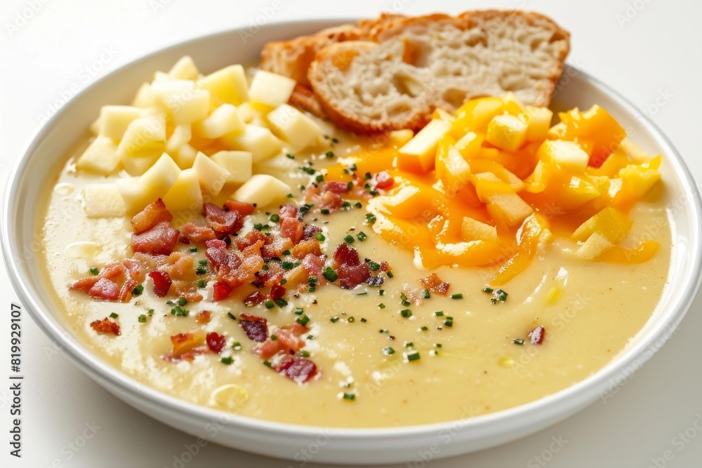 Delicious Golden Apple Cheese Soup with a Sweet and Savory Taste Delicious Golden Apple Cheese Soup with a Sweet and Savory Taste