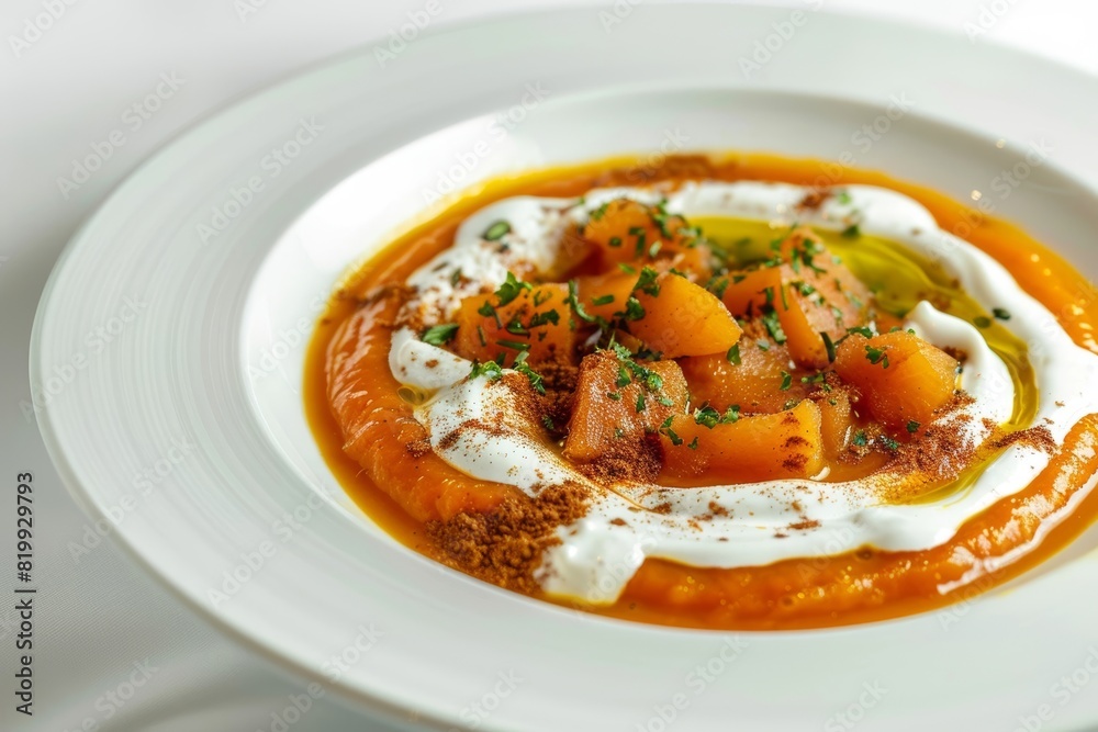Delicate Apple Butternut Squash Soup with Olive Oil Drizzle Delicate Apple Butternut Squash Soup with Olive Oil Drizzle