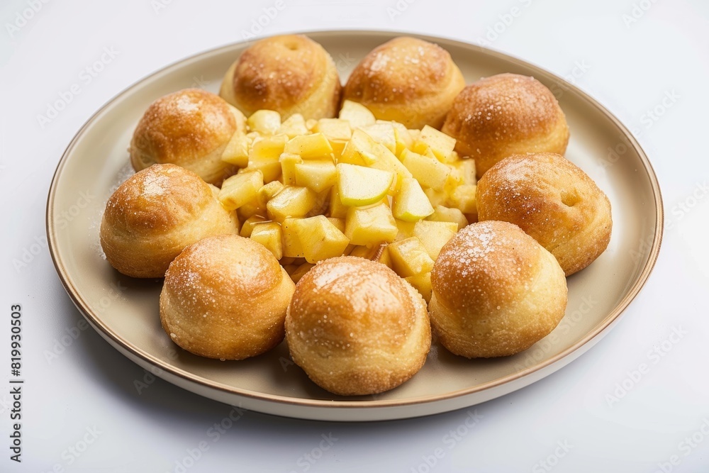 Apple Bomboloni: A Perfect Blend of Sweetness and Tartness in Every Bite Apple Bomboloni: A Perfect Blend of Sweetness and Tartness in Every Bite