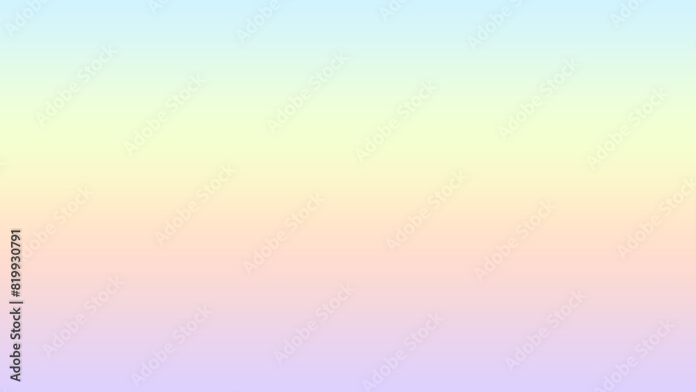 blurred very pale pastel palette mixture of blue Water , Light Goldenrod , pale Yellow , Unbleached Silk , pastel pink, Lilac and pastel purple solid color gradient style background