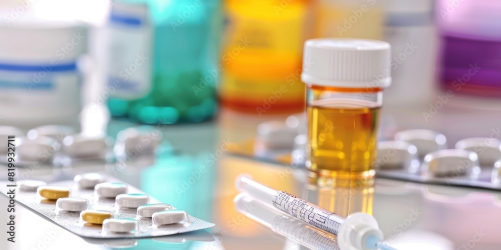 pills and bottle pills and bottle