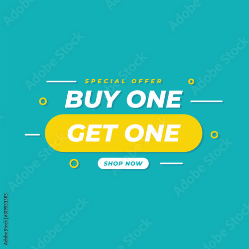 Buy one Get one Design Template
