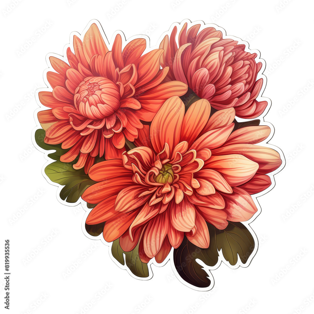sticker of a flowers sticker of a flowers
