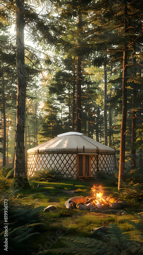 Authentic Yurt Camping Experience: A Serene Traverse into the Heart of the Forest