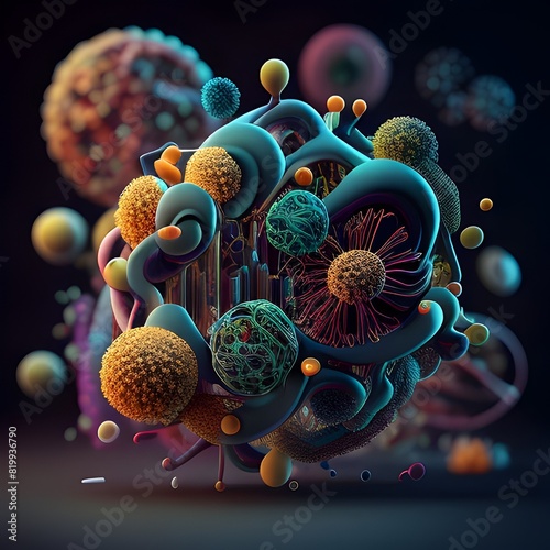 Captivating Macro Visualization of a Diverse Bacterial Colony s Intricate Structures