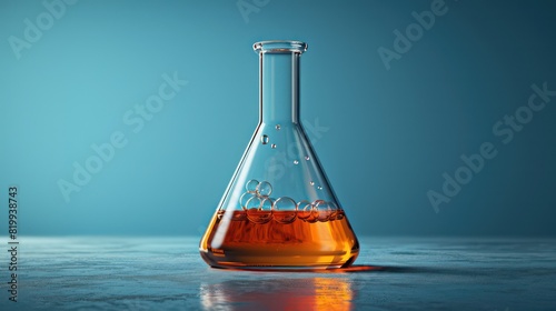 chemical conical flask wallpaper with vivid colors 