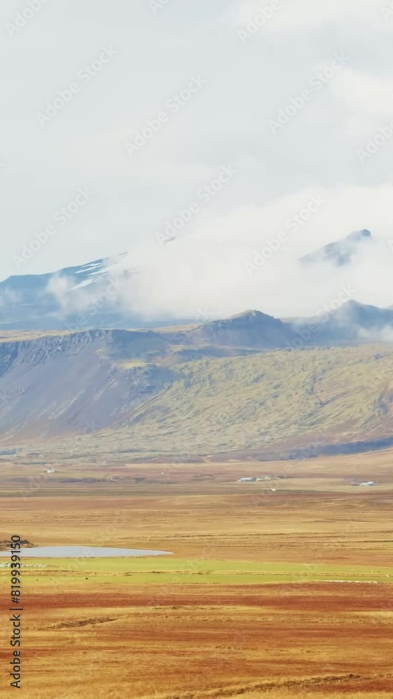 Steady shot of beautiful Iceland landscape Steady shot of beautiful Iceland landscape