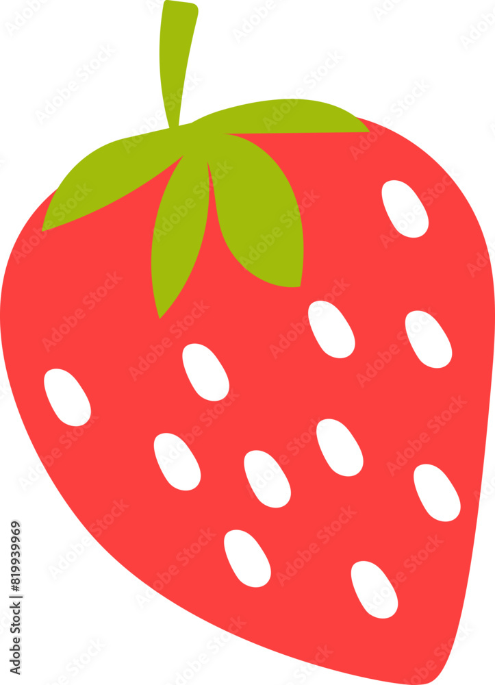 Obraz premium Strawberry illustration vector