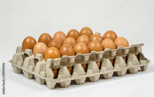 egg cardboard trays box photo