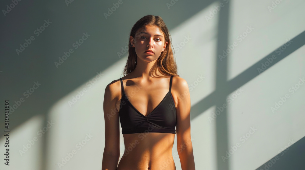 Professional Studio Photo of 20-Year-Old in Black Swimwear
Professional Studio Photo of 20-Year-Old in Black Swimwear