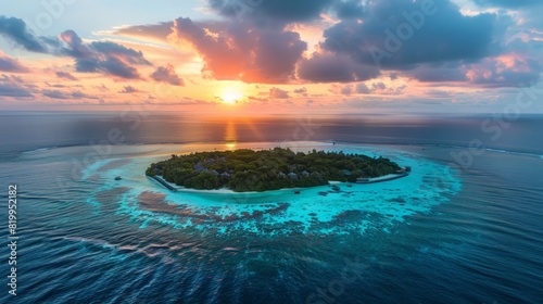 Thinadhoo Island in Thinadhoo, Maldives photo