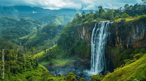 Dunhinda Falls in Badulla  Sri Lanka