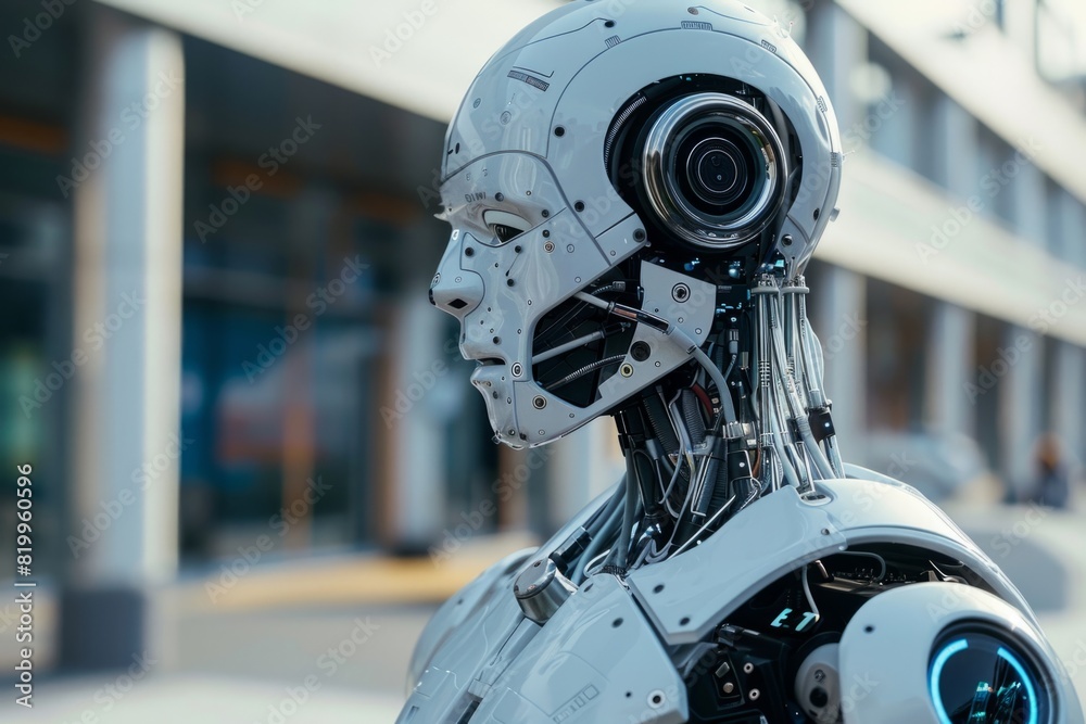 Humanoid robot, AI artificial intelligence concept Humanoid robot, AI artificial intelligence concept