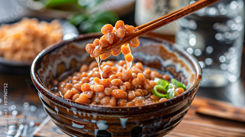 健康日本食の代表、粘り気ある納豆