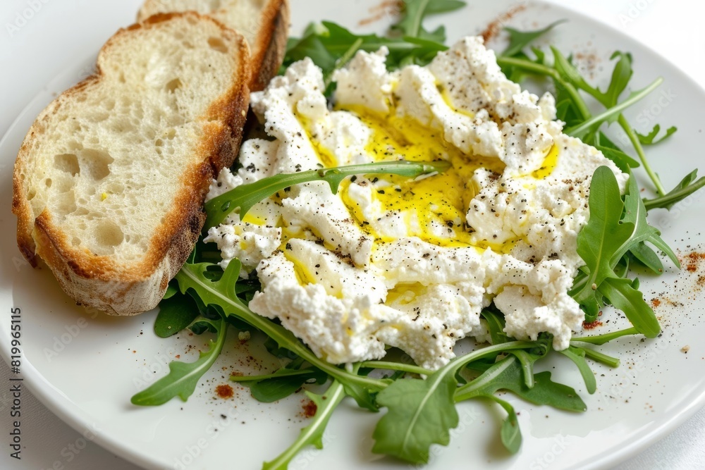 Delicious Ricotta Antipasto with Olive Oil and Lemon Zest Delicious Ricotta Antipasto with Olive Oil and Lemon Zest