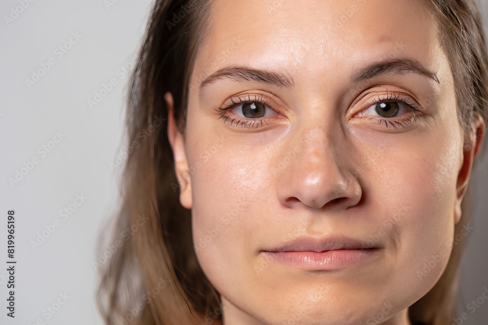 caucasian face, portrait of a woman, beautiful brunette, natural skin caucasian face, portrait of a woman, beautiful brunette, natural skin