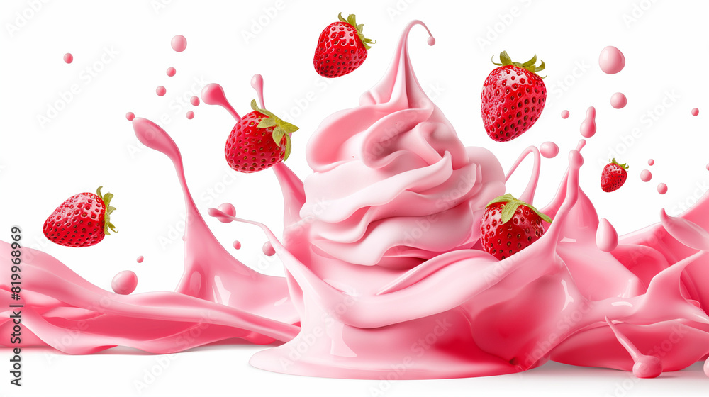 strawberry ice cream strawberry ice cream