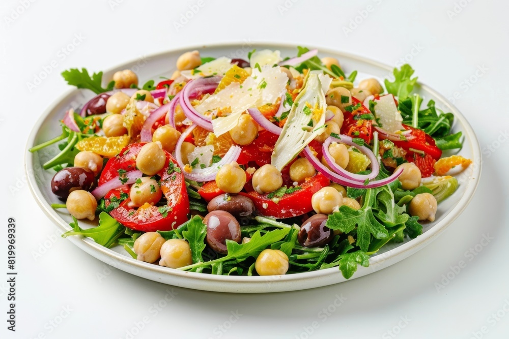 Artful Antipasti Salad with Chickpeas and Roasted Red Peppers Artful Antipasti Salad with Chickpeas and Roasted Red Peppers