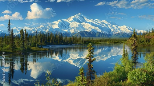 Denali National Park in Alaska  USA