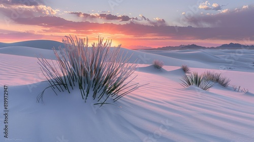 White Sands National Park in New Mexico  USA