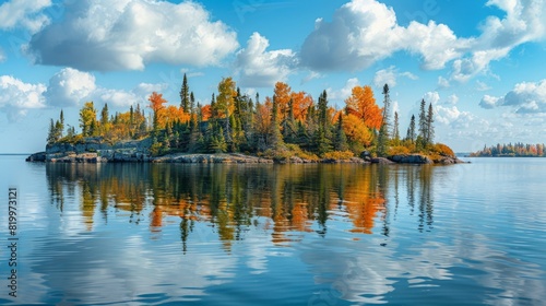 Isle Royale National Park in Michigan  USA