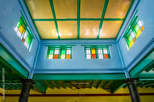 Chettinadu Style Heritage Homes in Karaikudi, Pallathur, Athangudi & Kothamangalam are the most lavish & exquisite architectural beauty. This beautiful edifice situated at Chettinad region, Sivagangai photo