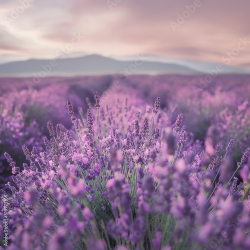 lavender field in region