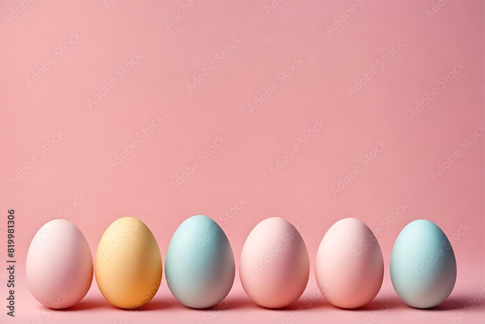 eggs on pink background eggs on pink background