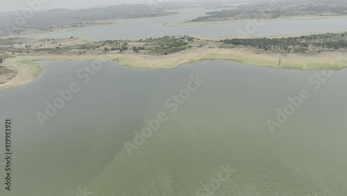 Kabani Backwaters in Drone photo