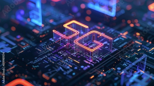 5G spectrum auctions top view illustrating allocation and licensing processes technology tone Complementary Color Scheme