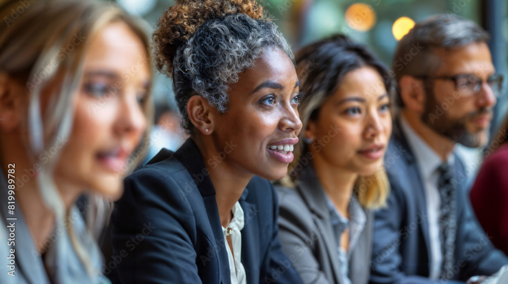 Diverse Business Team in a Meeting Diverse Business Team in a Meeting