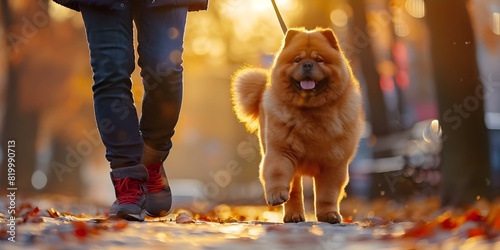 Chow Chow dog excitedly anticipates walk while gazing at owner. Concept Animal Photography, Pet Moments, Dog Breeds, Daily Walks, Excited Chow Chow photo