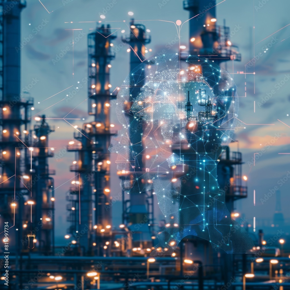 custom made wallpaper toronto digitalArtificial Intelligence in Petrochemical Production: Highlight the integration of AI and machine learning technologies in optimizing petrochemical