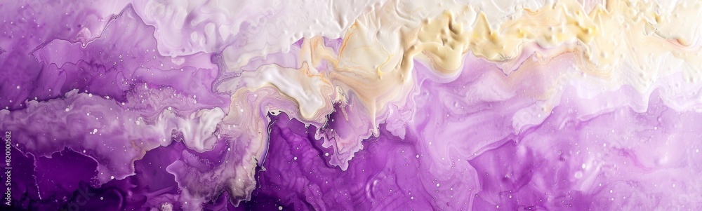 Purple white and yellow watercolor paint background Purple white and yellow watercolor paint background