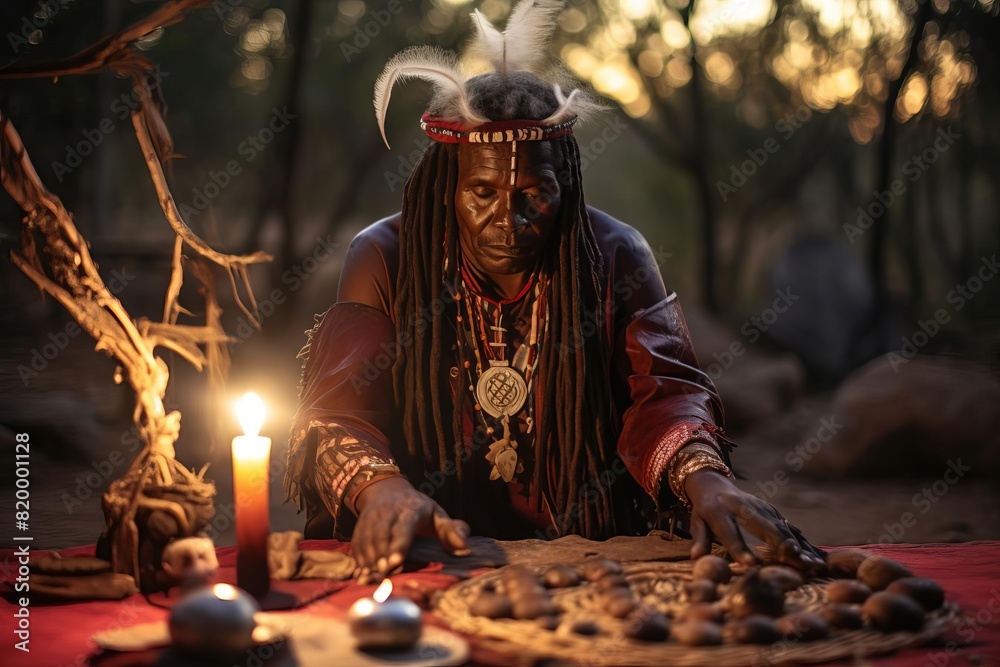 © nattapon98 - A traditional healer or shaman performing a ritual