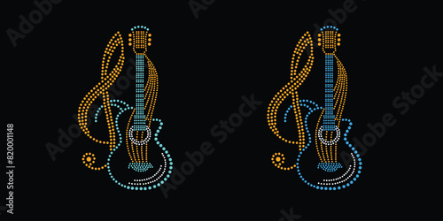Rhinestone vector Design. rhinestone elephant vector design for Illustration of collar neck decoration with rhinestones in the form of a necklace. Flower Rhinestone Transfer, Iron on a hotfi, Rhinesto