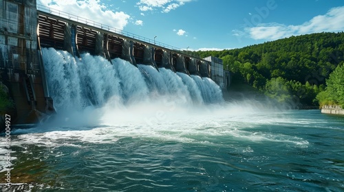 A hydroelectric power plant