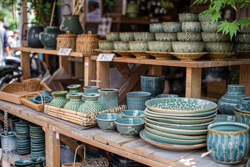 A market selling ecofriendly home items