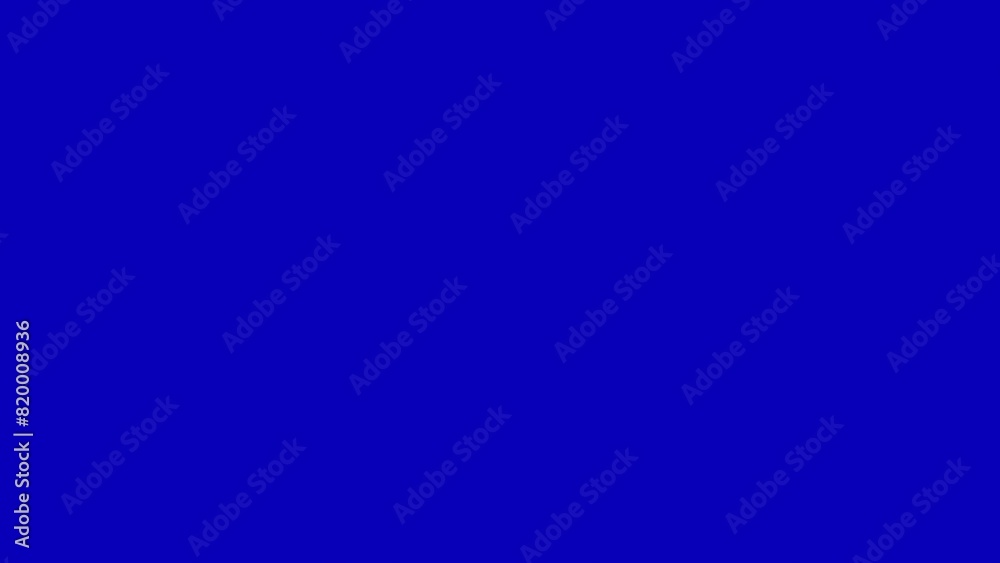 An animated looped video showcases fish swimming against a blue chroma key An animated looped video showcases fish swimming against a blue chroma key