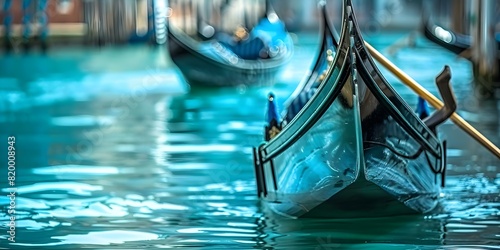 Exploring Venice's Canals: A Popular Tourist Activity. Concept Venice, Canals, Tourist, Activity, Explore
