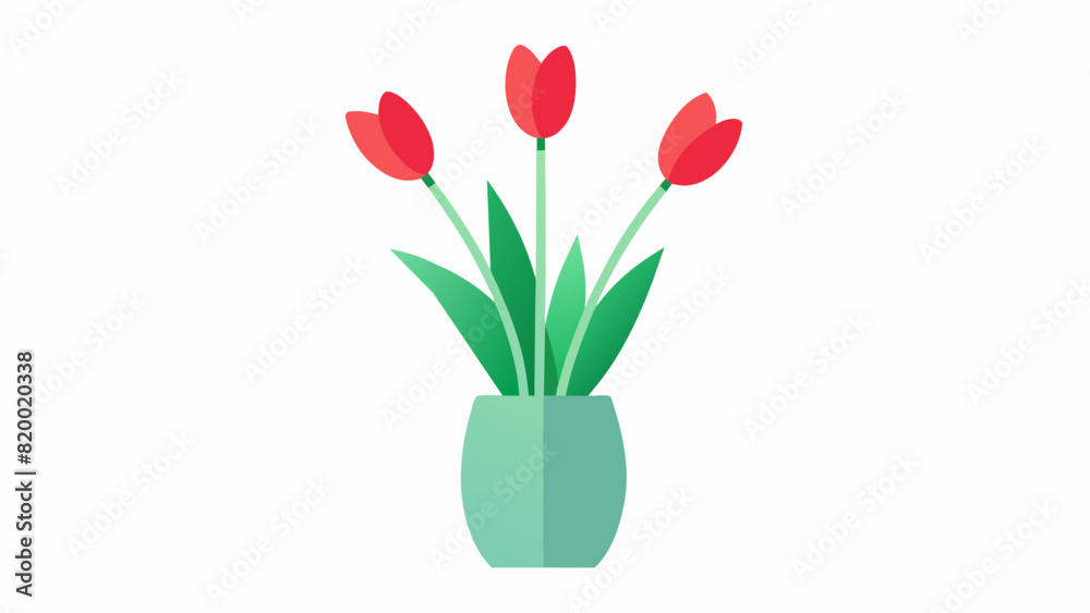 tulips vase and svg file tulips vase and svg file